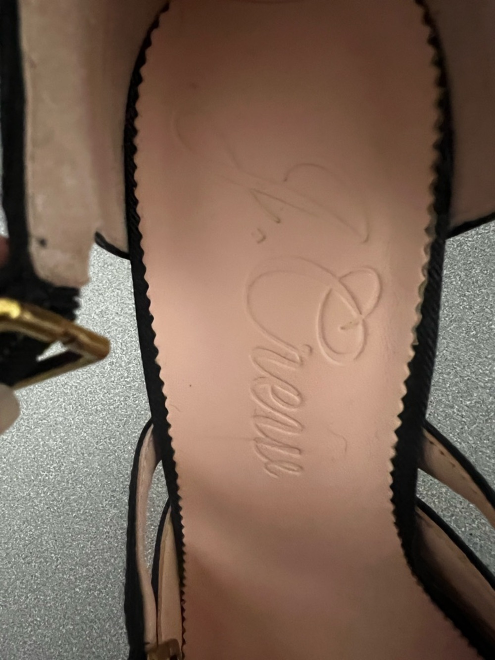 J. Crew Black Cross-Strap Block Heel Pumps (Prom, Grad, Wedding) - Picture 5 of 6
